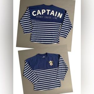 Disney Cruise Line Captain Spirit Youth Kids Jersey Size Medium Mickey Mouse
